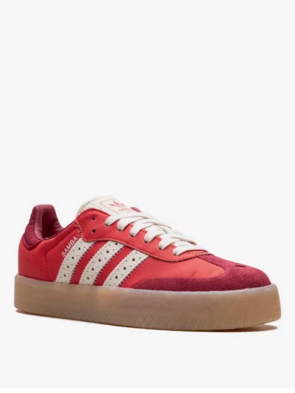 adidas Samba Women's Red & White Low-Top Sneakers